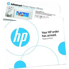 HP Advanced Gloss Photo Paper 4in x 12in 10 Sheets