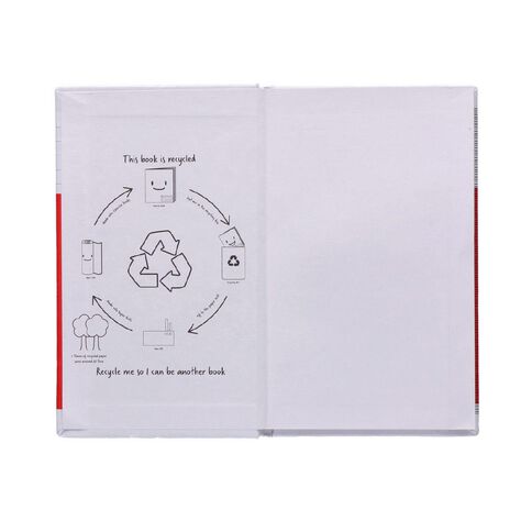 WS Notebook 6B1 Index 7mm Ruled 64 Leaf Red