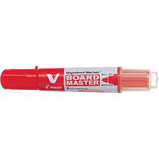 Pilot-BeGreen V Board Whiteboard Marker Bullet Red Mid