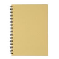 WS Notebook Wiro Kraft 200 Page Brown Mid A4