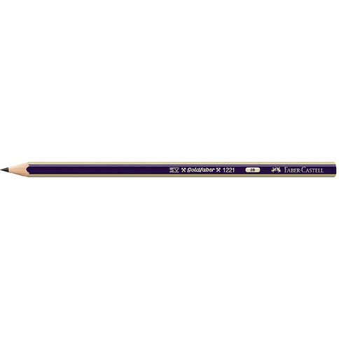 Faber-Castell Pencil Goldfaber 2B Single Black