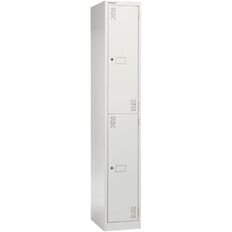 Precision 2 Tier 300W Locker White Satin Camlock