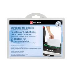 Rexel Shredder Oil Sheets Pack of 12