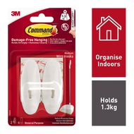 Command Adhesive Wire Hooks Medium