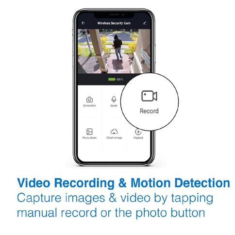 Laser Smart Home Outdoor Security Camera