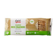 Market Kitchen Seaweed Rice Crackers 100g