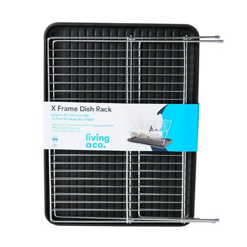 Living & Co Xframe Dishrack with Tray Living & Co Xframe Dishrack with Tray
