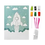Uniti Clay Painting Rocket