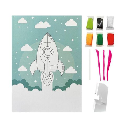 Uniti Clay Painting Rocket