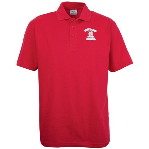 Schooltex Greymouth Main School Short Sleeve Polo with Transfer
