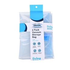 Living & Co Vacuum Storage Bag Clear 2 Pack
