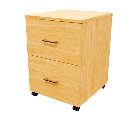 Zealand 2 Drawer Lockable Mobile Tawa
