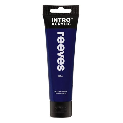 Reeves Intro Acrylic Paint Ultramarine 100ml