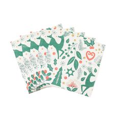 Wonderland Festive Napkins 30 Pack 33cm