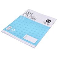 WS Exercise Book 1E4 7mm Quad 28 Leaf Blue