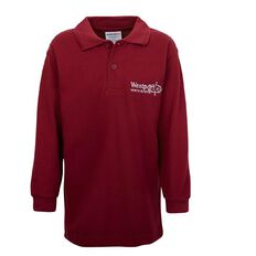 Schooltex Westport North Long Sleeve Polo with Embroidery