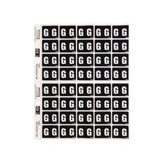 Filecorp Coloured Labels G Black