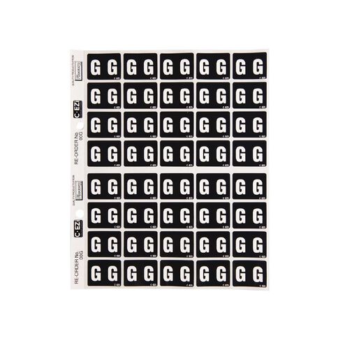 Filecorp Coloured Labels G Black