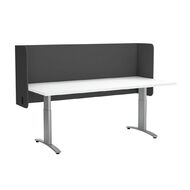 Boyd Visuals Desk Screen Pod Dark Grey 600 x 1800mm
