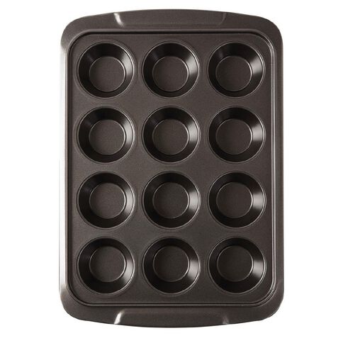 Living & Co Heavy Gauge Non Stick Muffin Tray 12 Cup