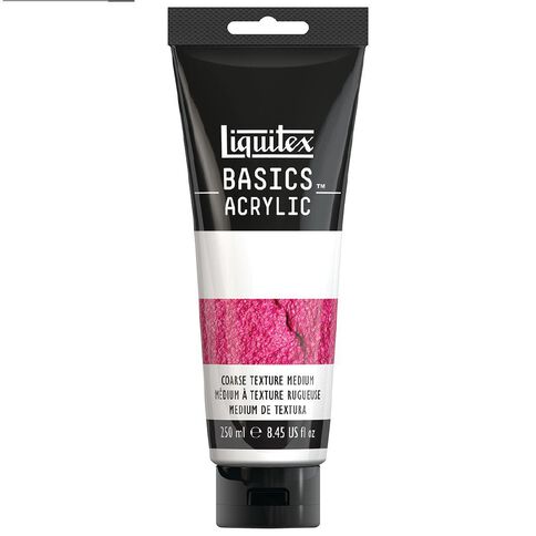 Liquitex Basics Acrylic 250ml Coarse Texture Gel Clear
