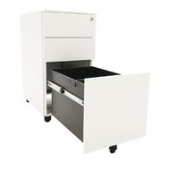 Jasper J Drawer Skinny Metal Mobile White