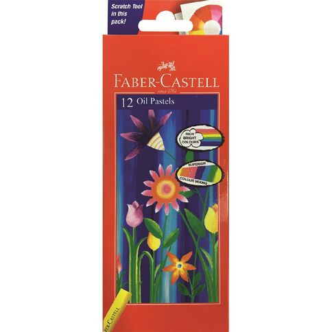 Faber-Castell Oil Pastels Box Of 12