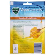 Vicks Vapo Naturals Honey Drops Flavoured Resealable Bag 19 Pack
