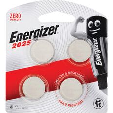 Energizer Lithium Batteries 2025 4 Pack