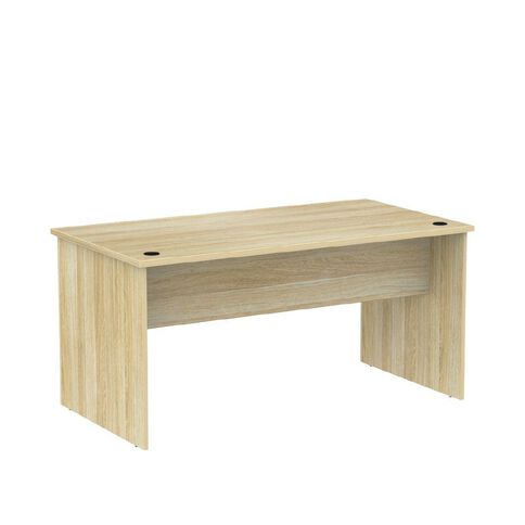 Knights Cubit Slab End Desk 1500x800 Atlantic Oak