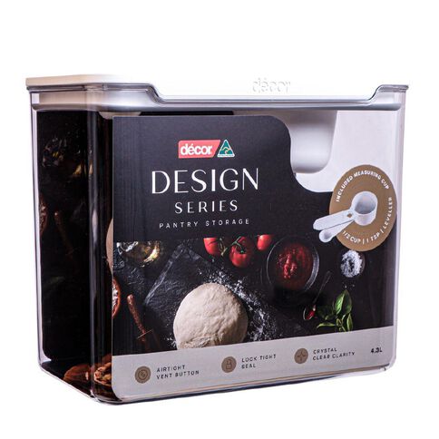 Decor Design Series Pantry 4.3L Clear
