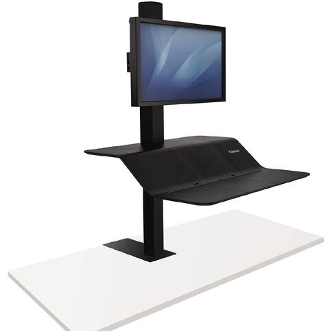 Fellowes Lotus VE Sit Stand Single Black