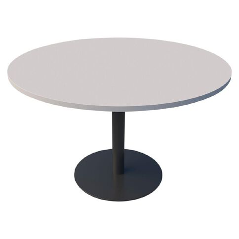 Classic Meeting Table Black & Snow 1000 Diameter
