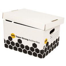 Marbig Super Strong Archive Retail Box 2 Pack White