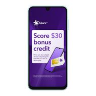 Samsung Galaxy A16 5G with Spark Sim Green Light