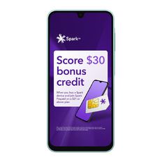 Samsung Galaxy A16 5G with Spark Sim Green Light