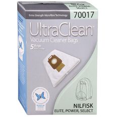 Ultra Clean Vacuum Bags For Nilfisk Power/Elite/Select 5 Pack