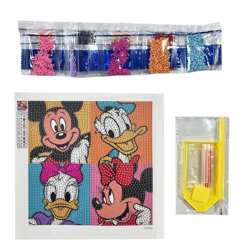 Mickey Mouse Kids Gem Art - 4 Friends