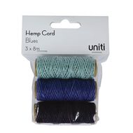 Uniti Hemp Cord Blue Mid 3 Pack