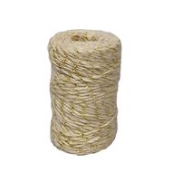 WS Jute Twine White and Gold 50m