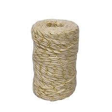 WS Jute Twine White and Gold