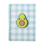 Kookie Yum Cafe Spiral Notebook Avocado