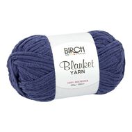 Birch Blanket Yarn 100% Polyester 300G Blue