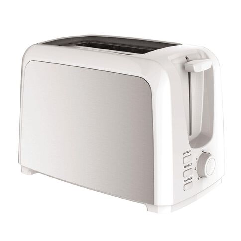 Living & Co Toaster Metal Side 2 Slice White