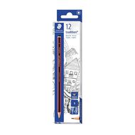 Staedtler Tradition 110 Graphite Pencil B Black 12 Pack
