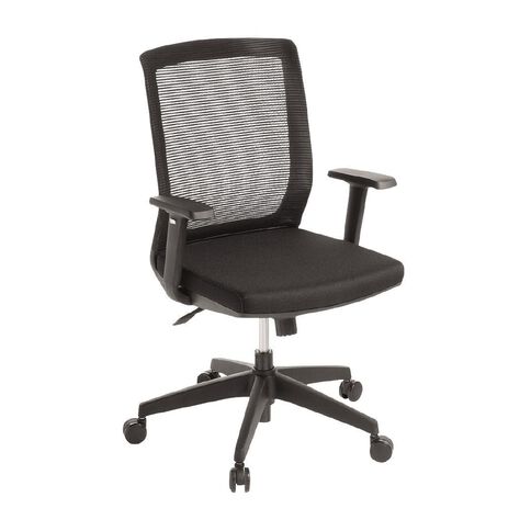 Media Boardroom Highback Mesh Chair Black