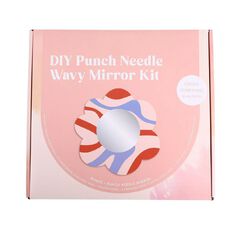 DIY Punch Needle Wavy Mirror Kit