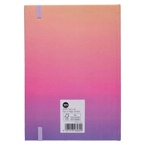 WS 2026 Diary Day to Page A5 Ombre