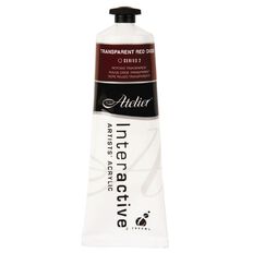 Atelier S2 Acrylic Paint Transparent Red Oxide 80ml
