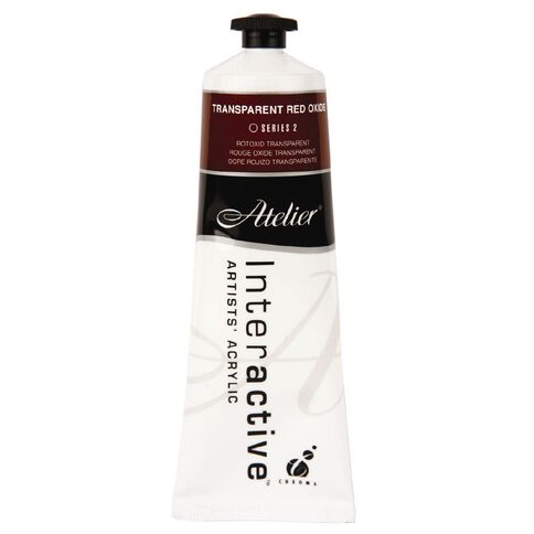 Atelier S2 Acrylic Paint Transparent Red Oxide 80ml